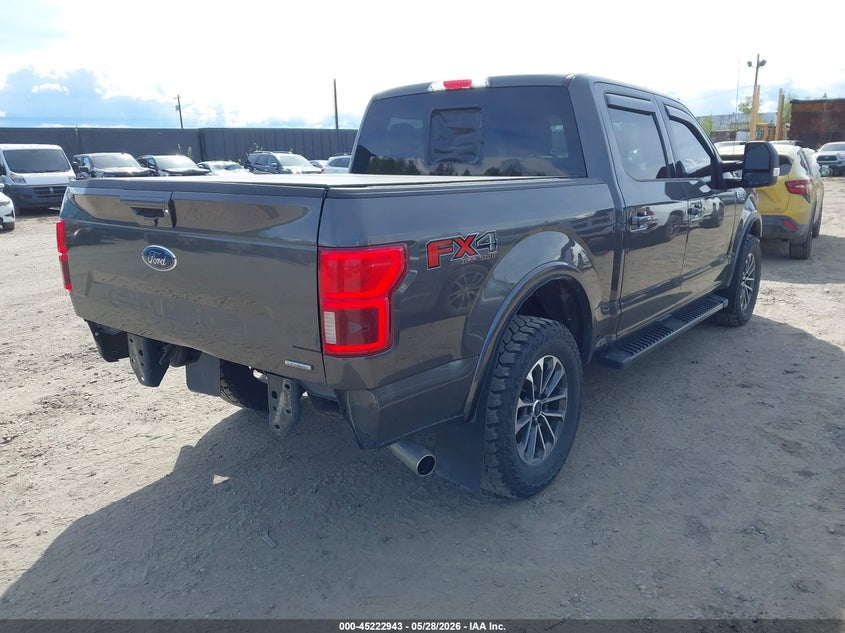 2018 Ford F-150 VIN 1FTEW1EG0JKC85594 IAAI salvage auction — REAR END, Salvage Title, sold $13,800 on 2026-07-05 (photo 4)