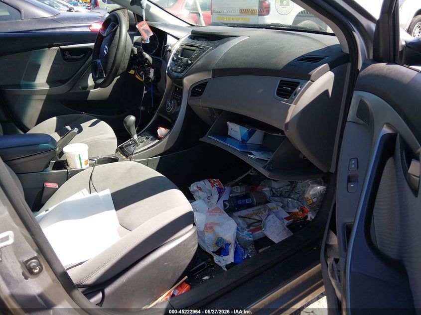 2013 Hyundai Elantra VIN KMHDH4AE1DU951197 IAAI salvage auction — THEFT, Bill Of Sale (Washington), sold $925 on 2026-07-22 (photo 5)