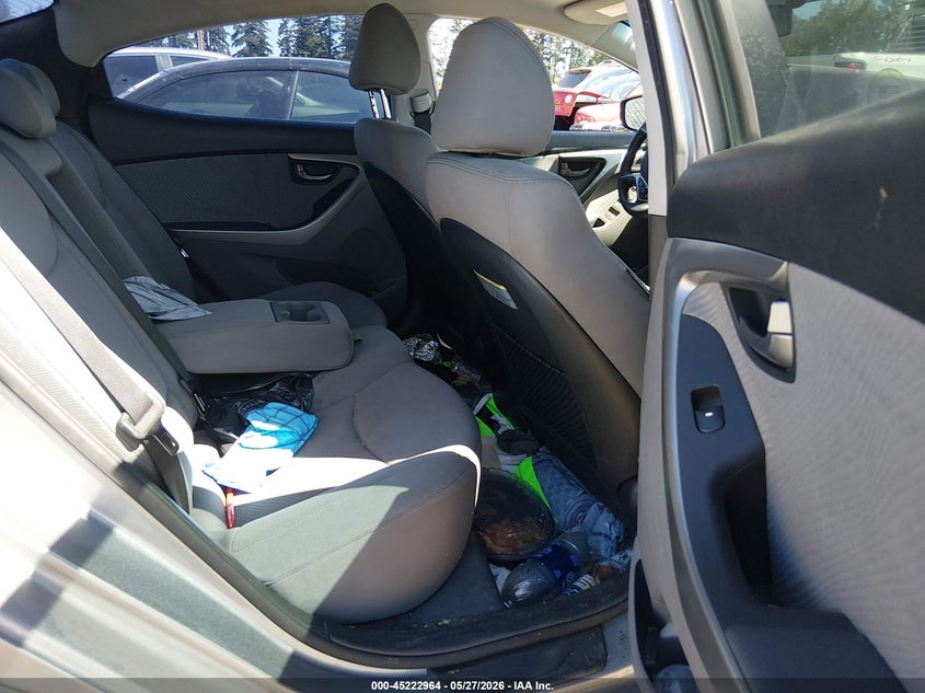 2013 Hyundai Elantra VIN KMHDH4AE1DU951197 IAAI salvage auction — THEFT, Bill Of Sale (Washington), sold $925 on 2026-07-22 (photo 8)