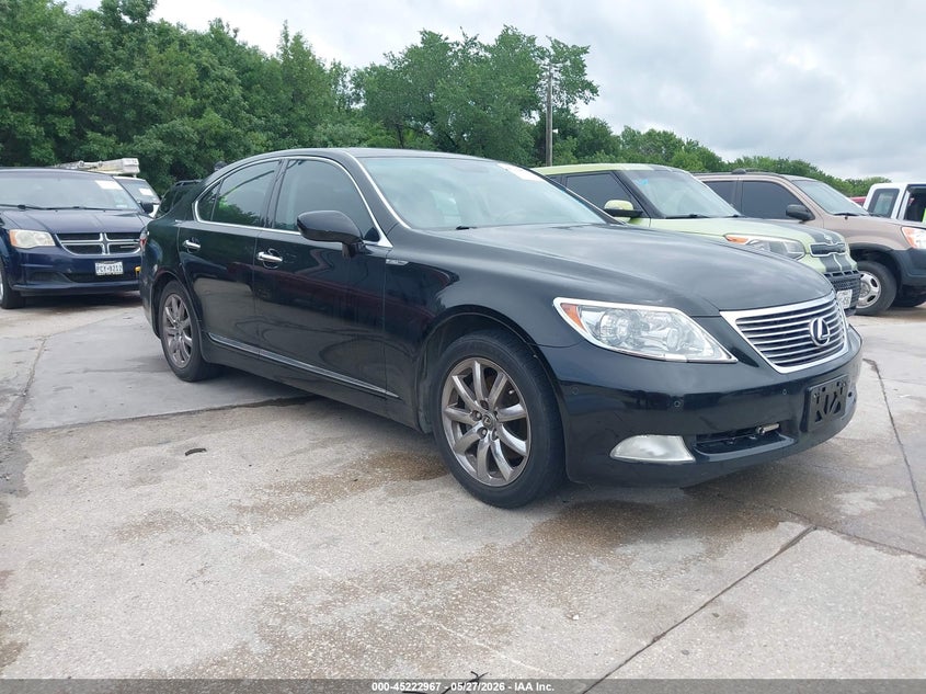 2008 Lexus Ls VIN JTHBL46F985081435 IAAI salvage auction — NORMAL WEAR, Original (Texas), sold $1,400 on 2026-07-06 (photo 1)