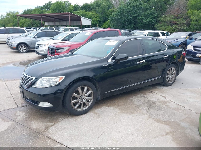 2008 Lexus Ls VIN JTHBL46F985081435 IAAI salvage auction — NORMAL WEAR, Original (Texas), sold $1,400 on 2026-07-06 (photo 2)