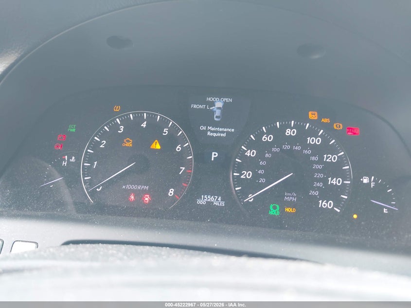 2008 Lexus Ls VIN JTHBL46F985081435 IAAI salvage auction — NORMAL WEAR, Original (Texas), sold $1,400 on 2026-07-06 (photo 7)