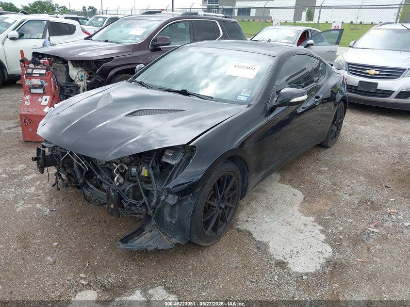 2014 Hyundai Genesis VIN KMHHU6KJ7EU113374 IAAI salvage auction — FRONT END, Original (Texas), sold $2,850 on 2026-07-07 (photo 2)