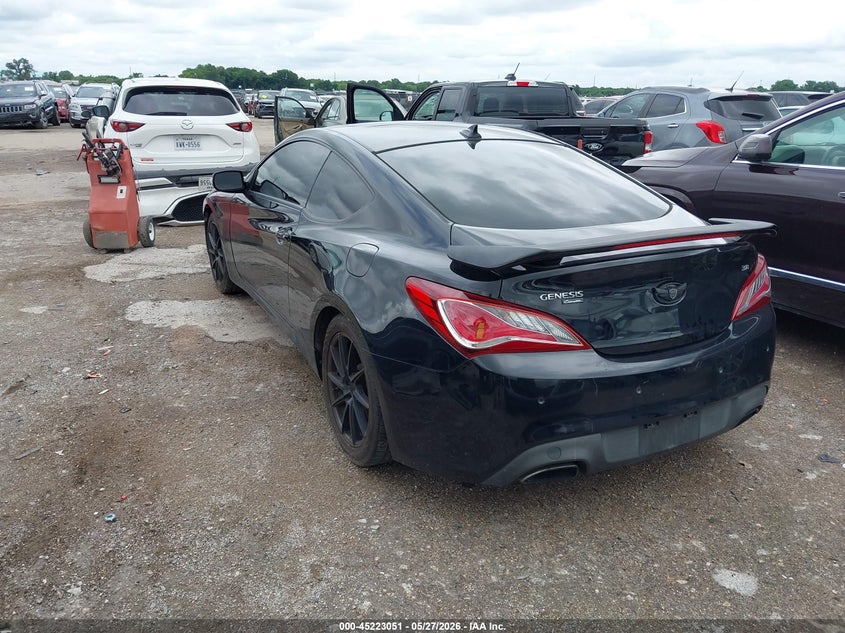 2014 Hyundai Genesis VIN KMHHU6KJ7EU113374 IAAI salvage auction — FRONT END, Original (Texas), sold $2,850 on 2026-07-07 (photo 3)