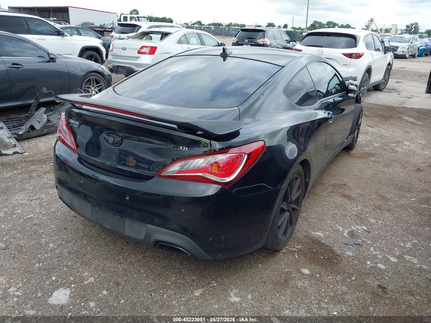 2014 Hyundai Genesis VIN KMHHU6KJ7EU113374 IAAI salvage auction — FRONT END, Original (Texas), sold $2,850 on 2026-07-07 (photo 4)