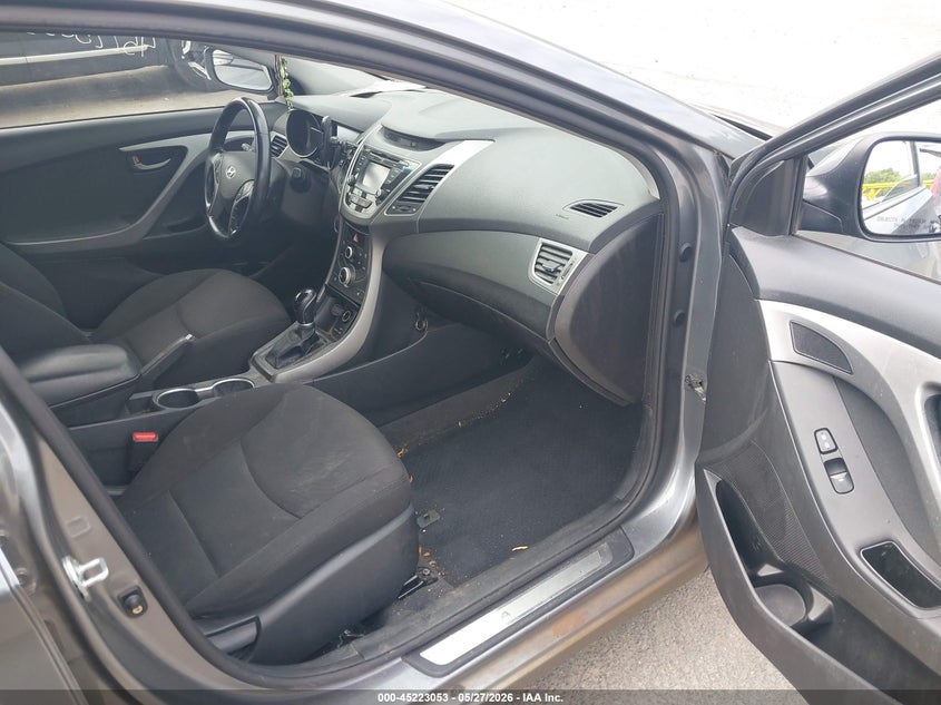 2016 Hyundai Elantra VIN KMHDH4AE7GU603909 IAAI salvage auction — FRONT END, Salvage (Connecticut), sold $950 on 2026-07-09 (photo 5)