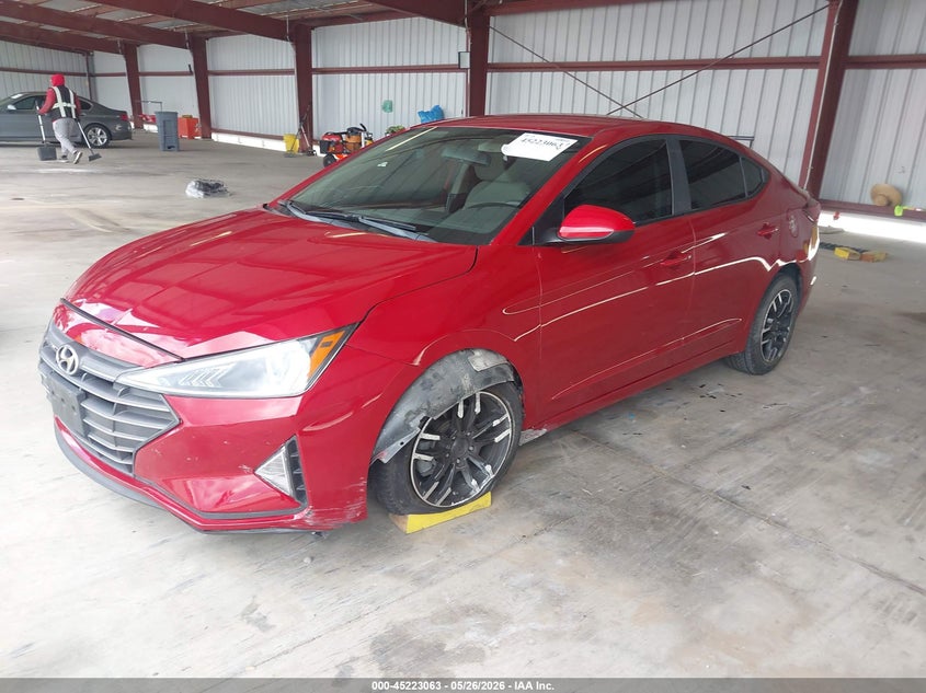 2019 Hyundai Elantra VIN KMHD74LF9KU781466 IAAI salvage auction — NORMAL WEAR, Salvage (California), sold $1,150 on 2026-07-07 (photo 2)