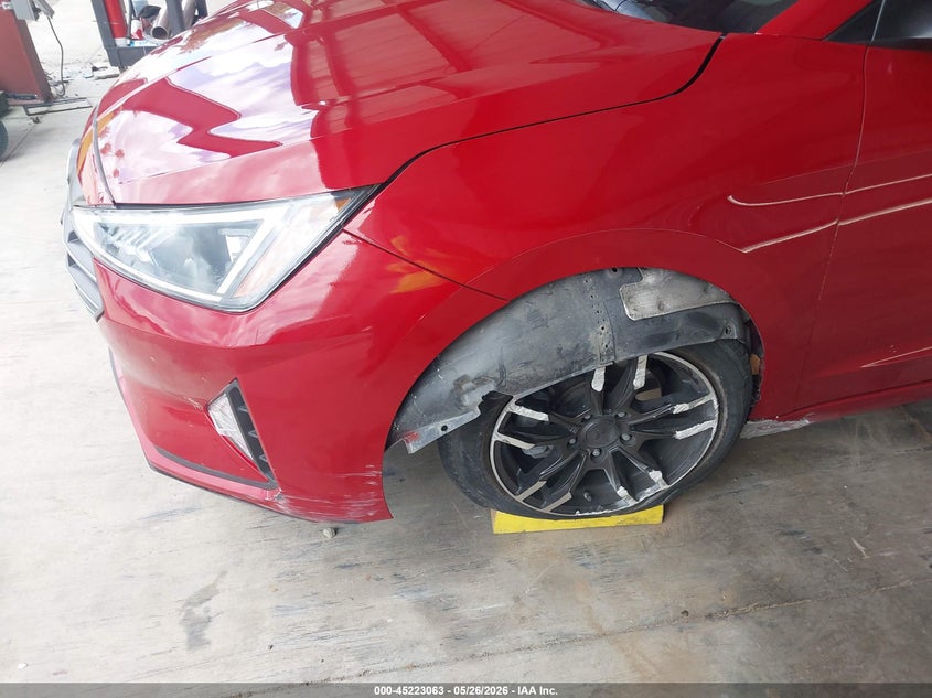2019 Hyundai Elantra VIN KMHD74LF9KU781466 IAAI salvage auction — NORMAL WEAR, Salvage (California), sold $1,150 on 2026-07-07 (photo 6)