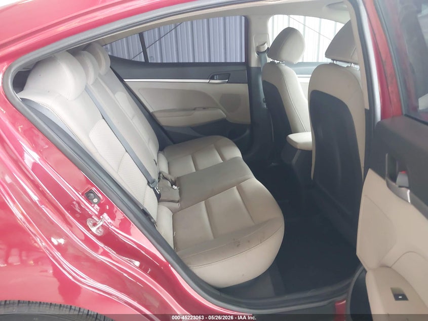 2019 Hyundai Elantra VIN KMHD74LF9KU781466 IAAI salvage auction — NORMAL WEAR, Salvage (California), sold $1,150 on 2026-07-07 (photo 8)