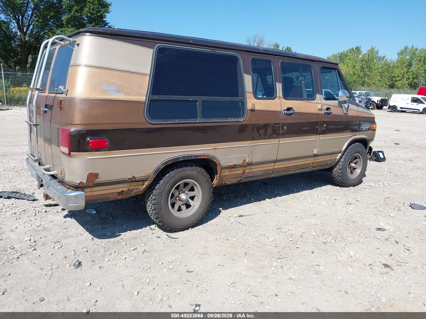 1987 Chevrolet Sportvan / VIN 1GBEG25K6H7141203 IAAI salvage auction — UNKNOWN, Salvage (Idaho), sold $350 on 2026-07-09 (photo 4)