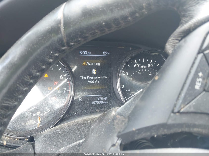 2017 Nissan Rogue VIN JN1BJ1CR6HW120399 IAAI salvage auction — FRONT END, Salvage (Massachusetts), sold $400 on 2026-07-10 (photo 7)