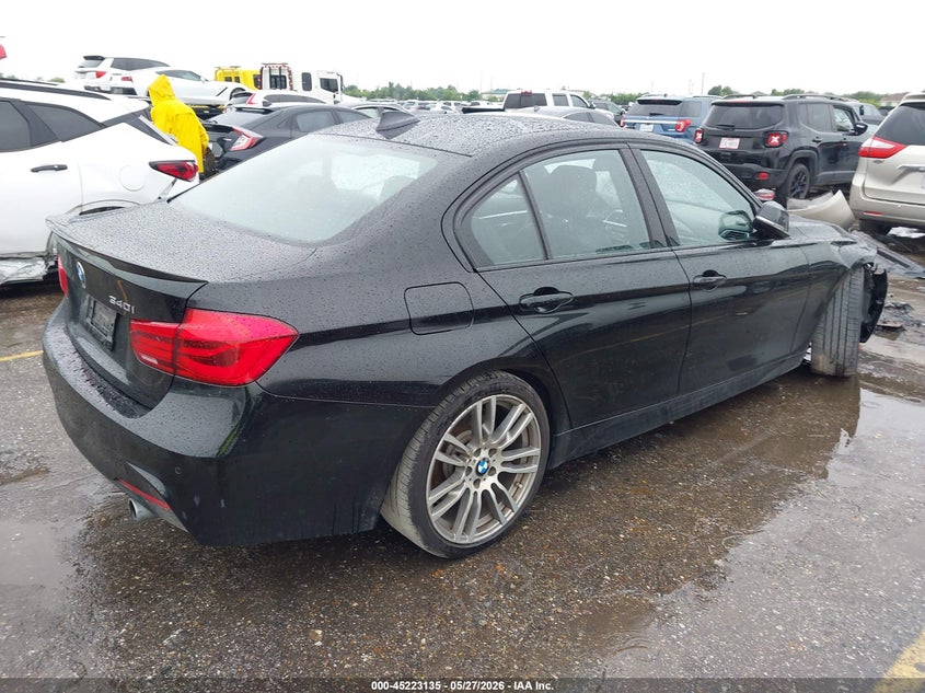 2017 BMW 3er VIN WBA8B3G58HNU35487 IAAI salvage auction — RIGHT FRONT, Original (Texas), sold $25 on 2026-07-29 (photo 4)