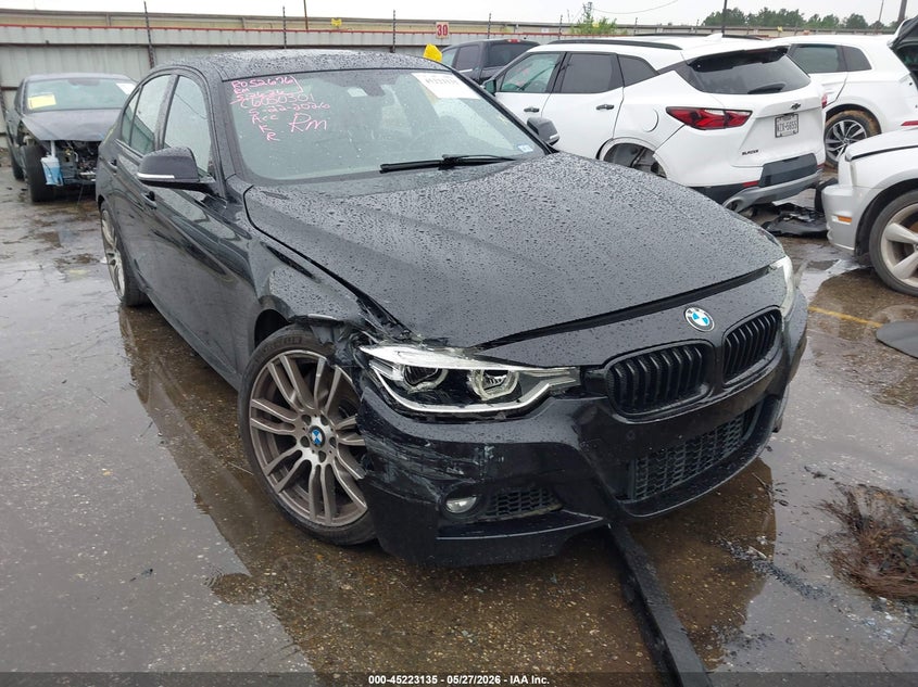 2017 BMW 3er VIN WBA8B3G58HNU35487 IAAI salvage auction — RIGHT FRONT, Original (Texas), sold $25 on 2026-07-29 (photo 6)