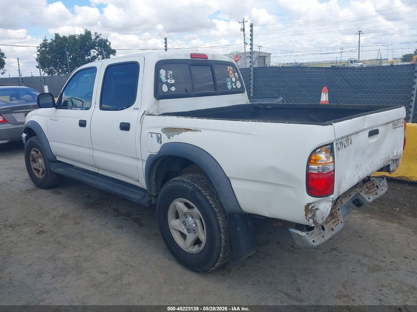 2003 Toyota Tacoma VIN 5TEGN92N03Z244488 IAAI salvage auction — REAR END, Salvage (California), sold $4,750 on 2026-07-09 (photo 3)
