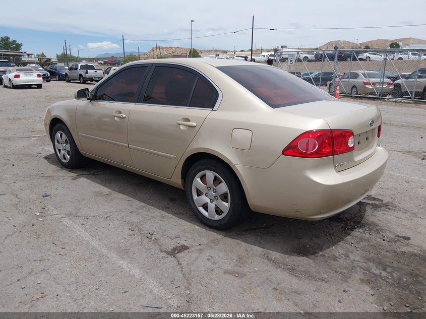 2008 Kia Optima VIN KNAGE123085167709 IAAI salvage auction — RIGHT FRONT, Nrc Lienholder Repossession Paperwork (New Mexico), sold $600 on 2026-07-06 (photo 3)