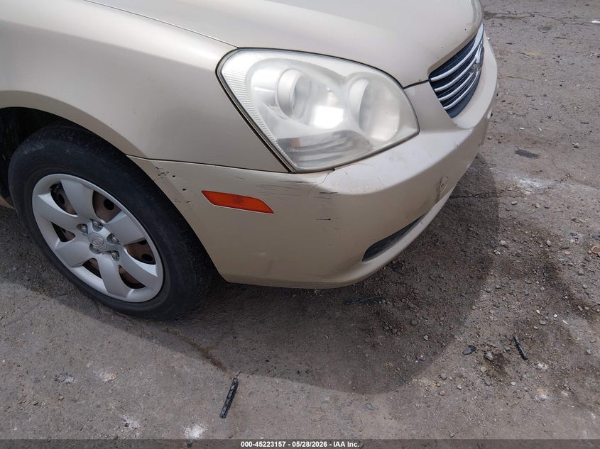 2008 Kia Optima VIN KNAGE123085167709 IAAI salvage auction — RIGHT FRONT, Nrc Lienholder Repossession Paperwork (New Mexico), sold $600 on 2026-07-06 (photo 6)