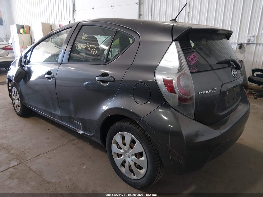 2014 Toyota Prius c VIN JTDKDTB30E1563086 IAAI salvage auction — UNKNOWN, Prior Salvage (Minnesota), sold $350 on 2026-07-29 (photo 3)
