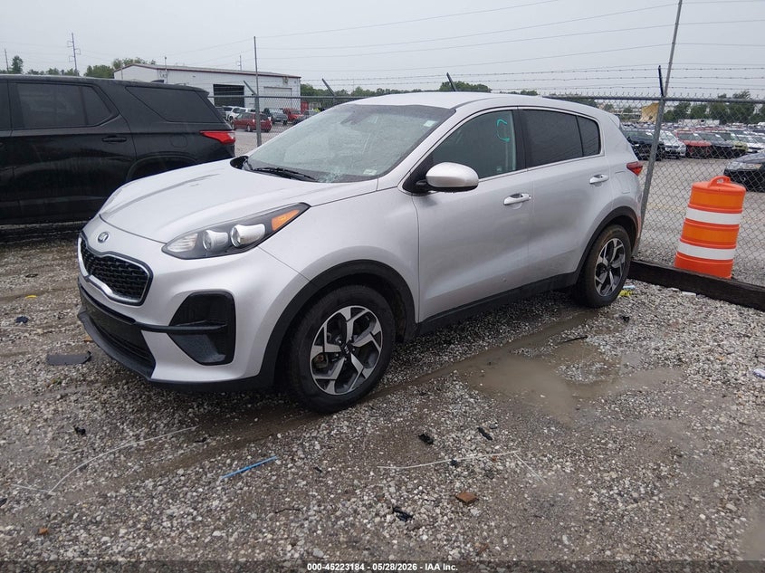 2021 Kia Sportage VIN KNDPM3AC9M7927380 IAAI salvage auction — HAIL, Salvage Title, sold $5,900 on 2026-07-20 (photo 2)