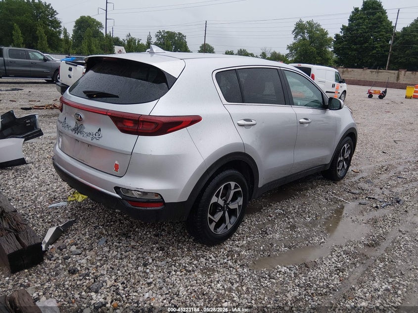 2021 Kia Sportage VIN KNDPM3AC9M7927380 IAAI salvage auction — HAIL, Salvage Title, sold $5,900 on 2026-07-20 (photo 4)