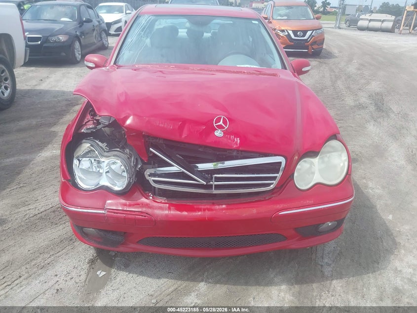 2006 Mercedes-benz C class VIN WDBRF52H06F757006 IAAI salvage auction — FRONT END, Salvage (Georgia), sold $400 on 2026-07-17 (photo 6)