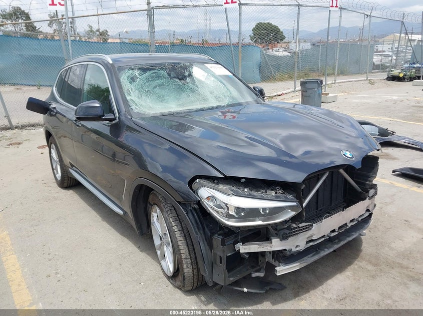 2020 BMW X3 VIN 5UXTY3C04LLU70486 IAAI salvage auction — LEFT FRONT, Salvage Title, sold $5,150 on 2026-07-22 (photo 1)
