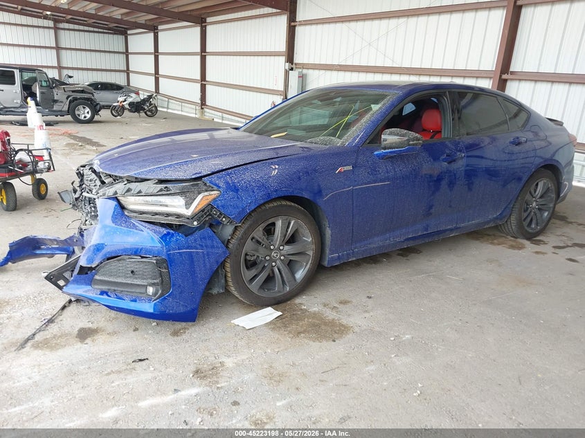 2021 Acura Tlx VIN 19UUB6F5XMA007511 IAAI salvage auction — FRONT END, Salvage Title, sold $7,800 on 2026-07-09 (photo 2)