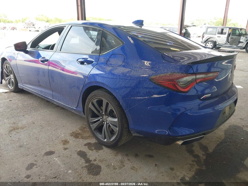 2021 Acura Tlx VIN 19UUB6F5XMA007511 IAAI salvage auction — FRONT END, Salvage Title, sold $7,800 on 2026-07-09 (photo 3)