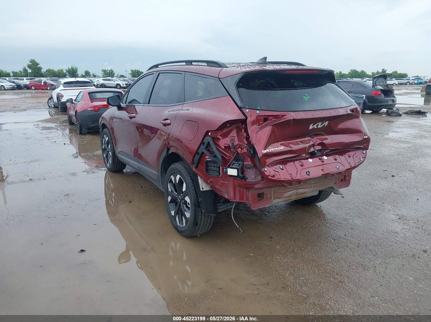 2023 Kia Sportage VIN 5XYK6CAFXPG104690 IAAI salvage auction — FRONT & REAR, Original (Texas), sold $4,900 on 2026-08-02 (photo 3)