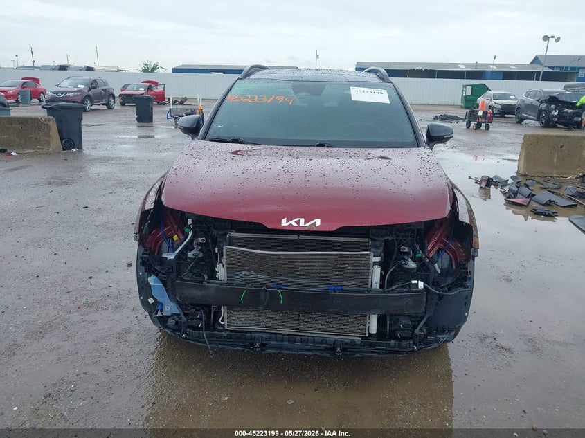 2023 Kia Sportage VIN 5XYK6CAFXPG104690 IAAI salvage auction — FRONT & REAR, Original (Texas), sold $4,900 on 2026-08-02 (photo 6)
