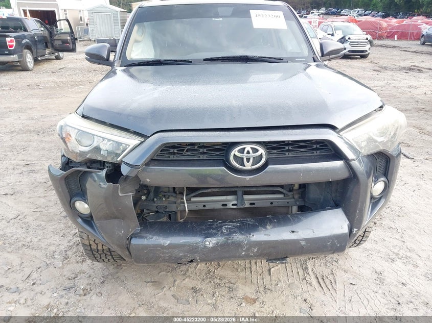 2015 Toyota 4runner VIN JTEZU5JRXF5097091 IAAI salvage auction — FRONT END, Salvage (Georgia), sold $7,400 on 2026-07-31 (photo 6)