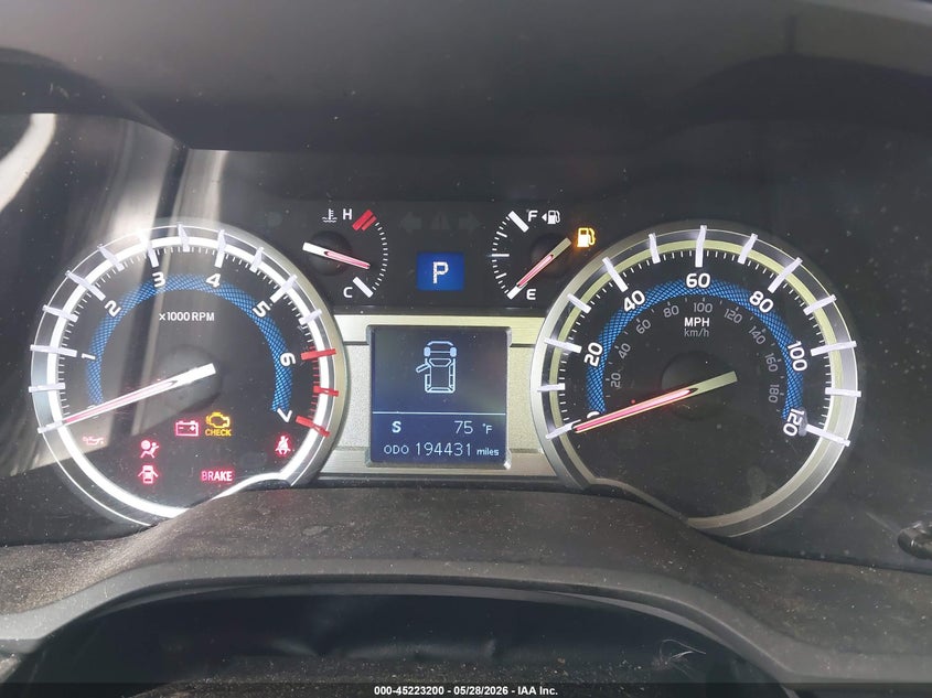 2015 Toyota 4runner VIN JTEZU5JRXF5097091 IAAI salvage auction — FRONT END, Salvage (Georgia), sold $7,400 on 2026-07-31 (photo 7)
