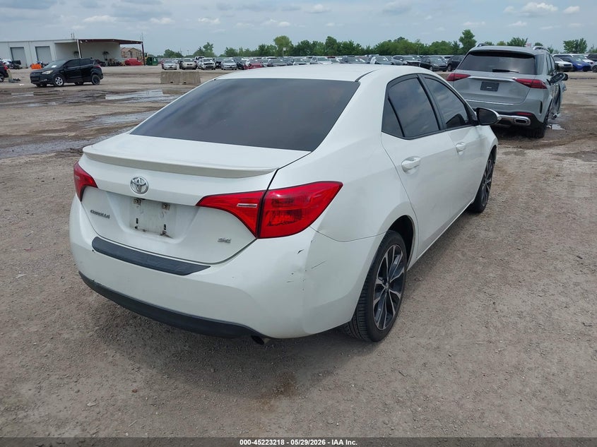 2017 Toyota Corolla VIN 5YFBURHE1HP699027 IAAI salvage auction — UNDERCARRIAGE, Original (Texas), sold $3,550 on 2026-07-15 (photo 4)