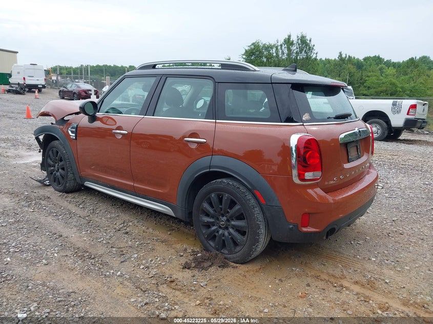 2019 Mini Countryman VIN WMZYS7C55K3F44656 IAAI salvage auction — FRONT END, Salvage (Alabama), sold $1,000 on 2026-07-13 (photo 3)