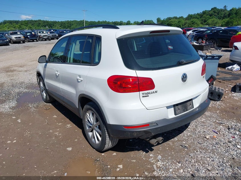 2017 Volkswagen Tiguan VIN WVGAV7AX4HK044962 IAAI salvage auction — FRONT END, Salvage Title, sold $450 on 2026-07-08 (photo 3)