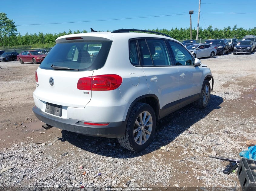 2017 Volkswagen Tiguan VIN WVGAV7AX4HK044962 IAAI salvage auction — FRONT END, Salvage Title, sold $450 on 2026-07-08 (photo 4)