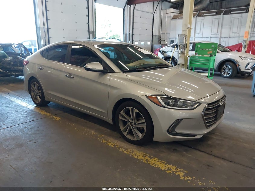 2017 Hyundai Elantra VIN KMHD84LF6HU153547 IAAI salvage auction — REAR END, Salvage (Oregon), sold $2,000 on 2026-07-30 (photo 1)