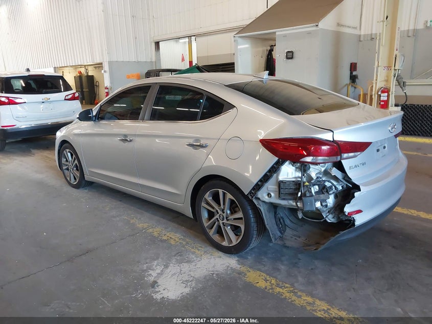 2017 Hyundai Elantra VIN KMHD84LF6HU153547 IAAI salvage auction — REAR END, Salvage (Oregon), sold $2,000 on 2026-07-30 (photo 3)