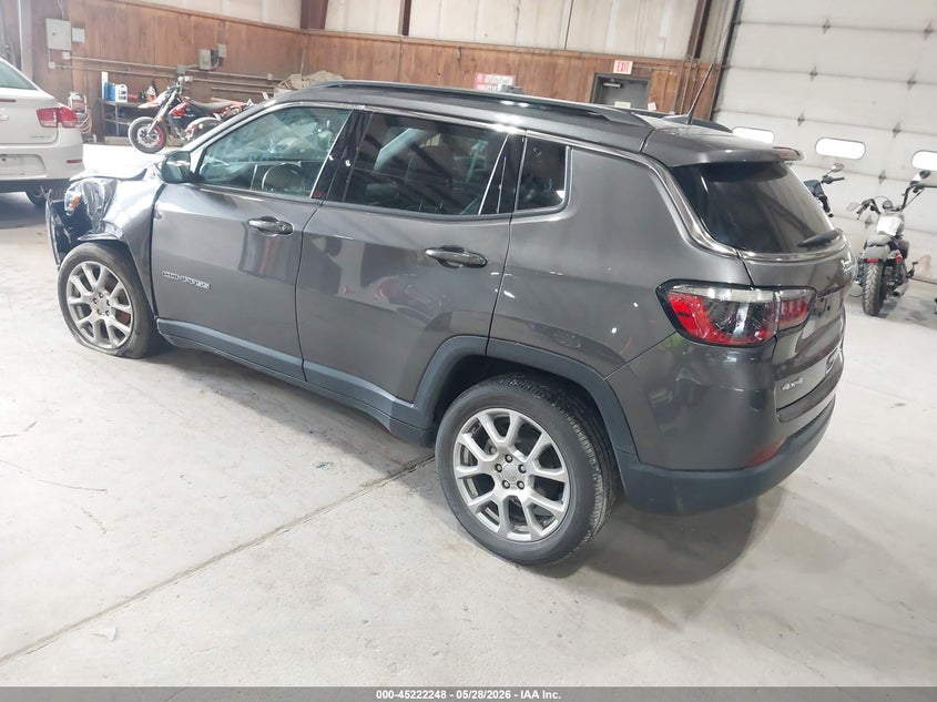 2022 Jeep Compass VIN 3C4NJDFBXNT181556 IAAI salvage auction — LEFT FRONT, Salvage Title, sold $5,550 on 2026-07-10 (photo 3)