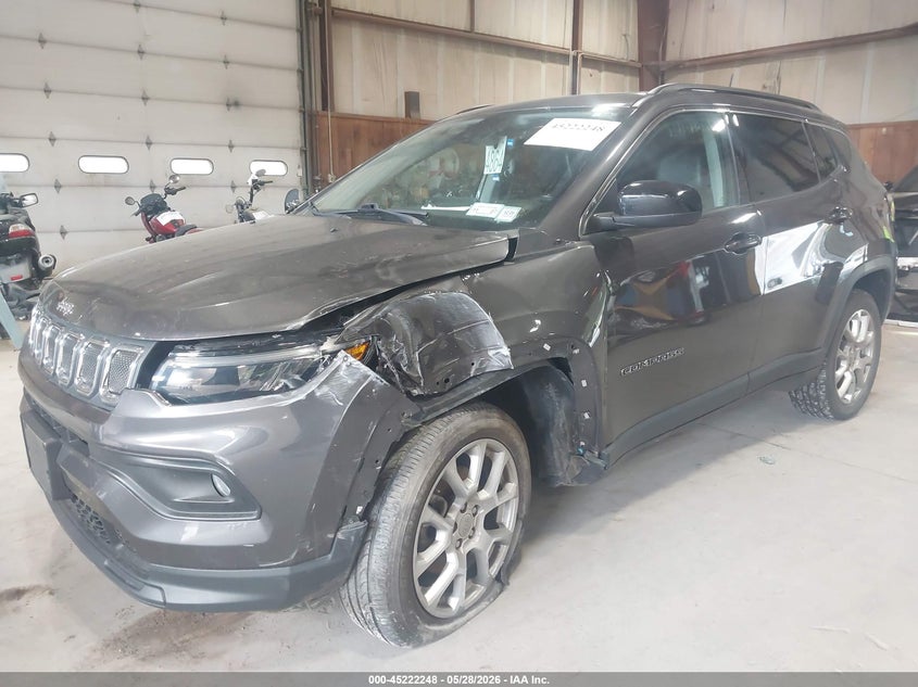 2022 Jeep Compass VIN 3C4NJDFBXNT181556 IAAI salvage auction — LEFT FRONT, Salvage Title, sold $5,550 on 2026-07-10 (photo 6)