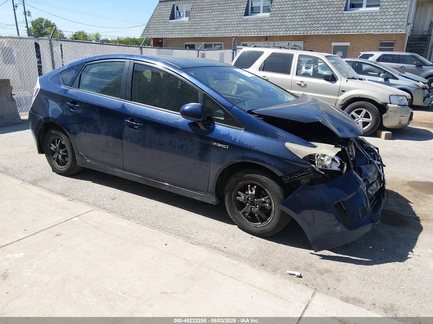 2012 Toyota Prius VIN JTDKN3DU6C1601243 IAAI salvage auction — ALL OVER, Salvage Title, sold $300 on 2026-07-21 (photo 1)