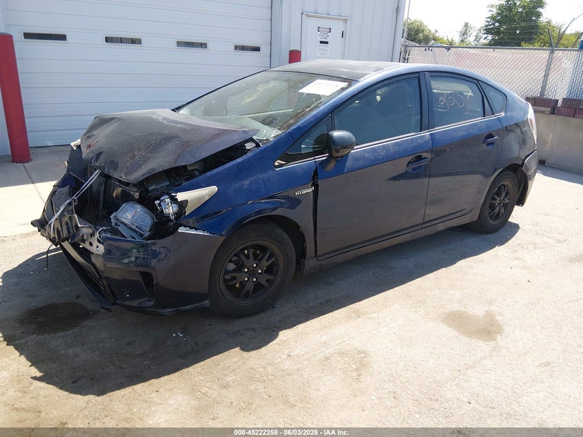 2012 Toyota Prius VIN JTDKN3DU6C1601243 IAAI salvage auction — ALL OVER, Salvage Title, sold $300 on 2026-07-21 (photo 2)