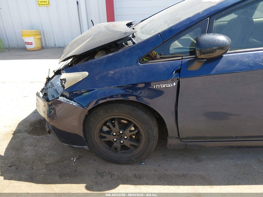 2012 Toyota Prius VIN JTDKN3DU6C1601243 IAAI salvage auction — ALL OVER, Salvage Title, sold $300 on 2026-07-21 (photo 6)