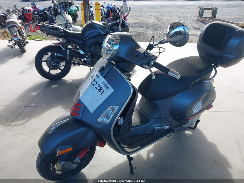2020 Vespa - VIN ZAPMA39M1L5201109 IAAI salvage auction — FRONT END, Salvage Title, sold $1,350 on 2026-07-21 (photo 2)