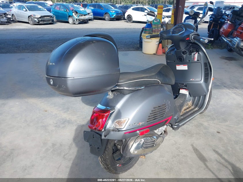 2020 Vespa - VIN ZAPMA39M1L5201109 IAAI salvage auction — FRONT END, Salvage Title, sold $1,350 on 2026-07-21 (photo 4)