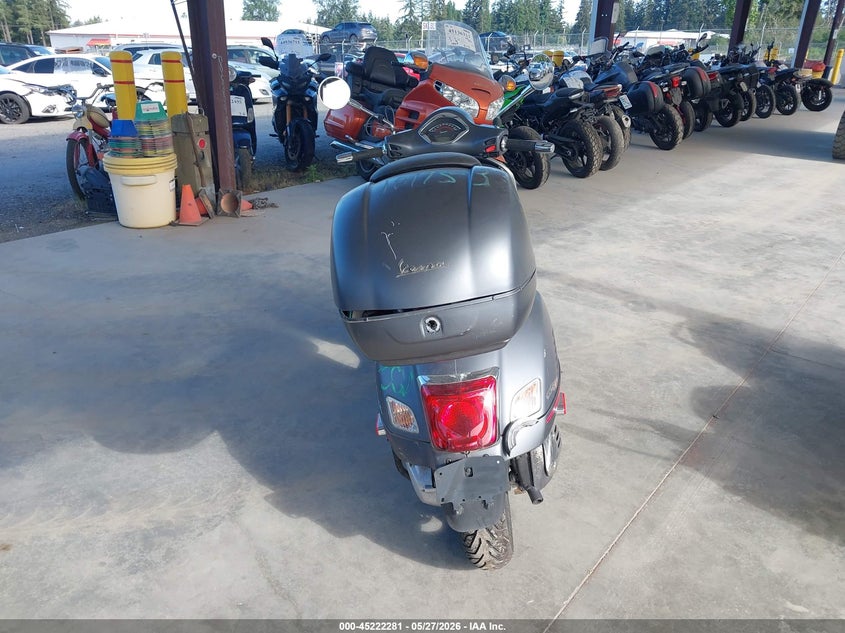 2020 Vespa - VIN ZAPMA39M1L5201109 IAAI salvage auction — FRONT END, Salvage Title, sold $1,350 on 2026-07-21 (photo 6)