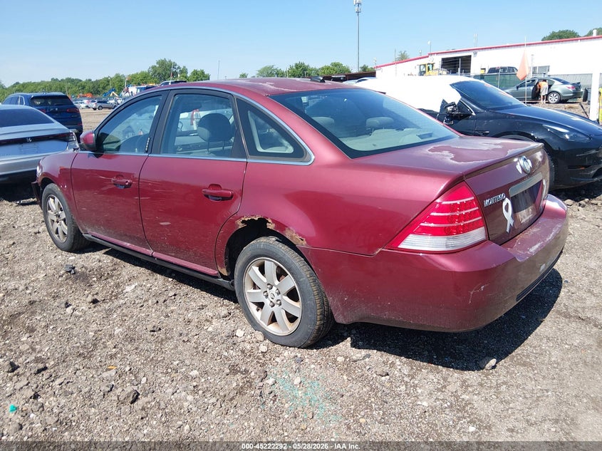 2007 Mercury Montego VIN 1MEHM40117G606060 IAAI salvage auction — FRONT END, Salvage (Ohio), sold $350 on 2026-07-08 (photo 3)