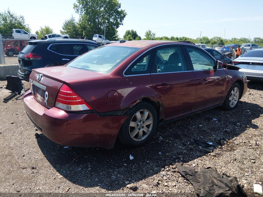 2007 Mercury Montego VIN 1MEHM40117G606060 IAAI salvage auction — FRONT END, Salvage (Ohio), sold $350 on 2026-07-08 (photo 4)