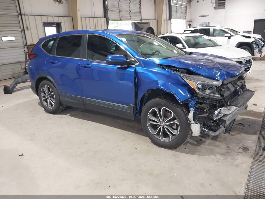 2022 Honda Cr-v VIN 7FARW1H80NE014547 IAAI salvage auction — FRONT END, Salvage Title, sold $9,400 on 2026-07-30 (photo 1)