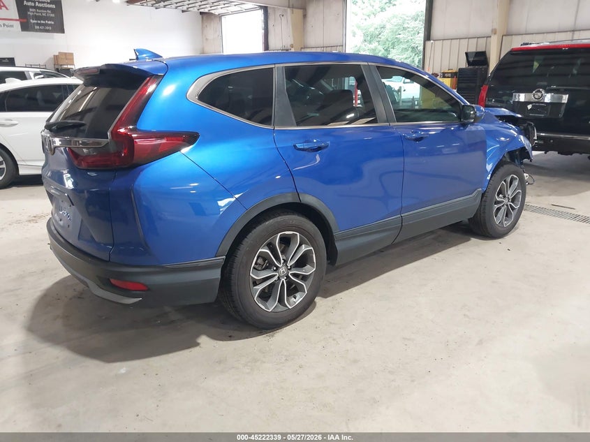 2022 Honda Cr-v VIN 7FARW1H80NE014547 IAAI salvage auction — FRONT END, Salvage Title, sold $9,400 on 2026-07-30 (photo 4)