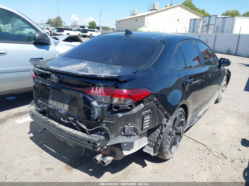 2025 Toyota Corolla VIN 5YFB4MCE4SP236252 IAAI salvage auction — REAR END, Salvage Title, sold $425 on 2026-07-28 (photo 4)